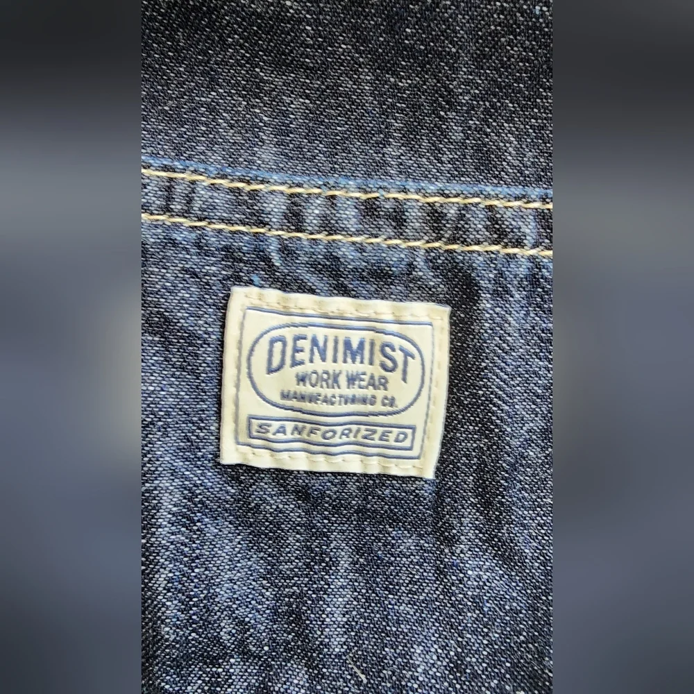 DENIMIST TIE STRAPS RELAXED OVERALLS RETAIL PRICE $465 SIZE XS NWOT - Picture 9 of 16